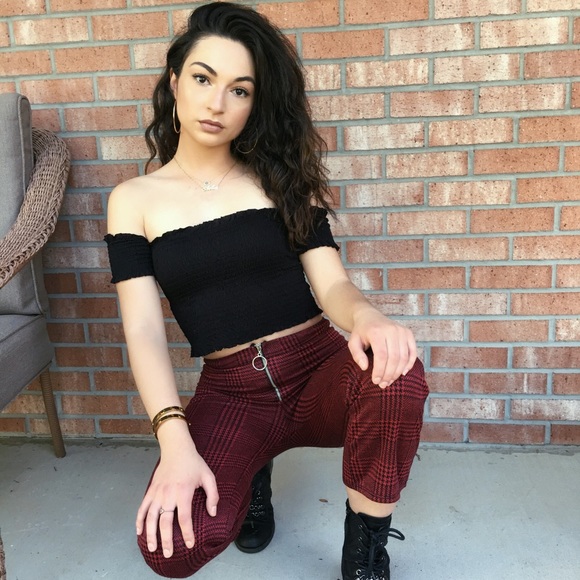 90'S BABY GRUNGE PLAID PANTS - Picture 4 of 5